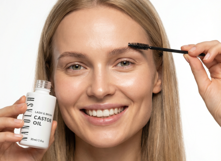 olejek rycynowy brwi nanolash