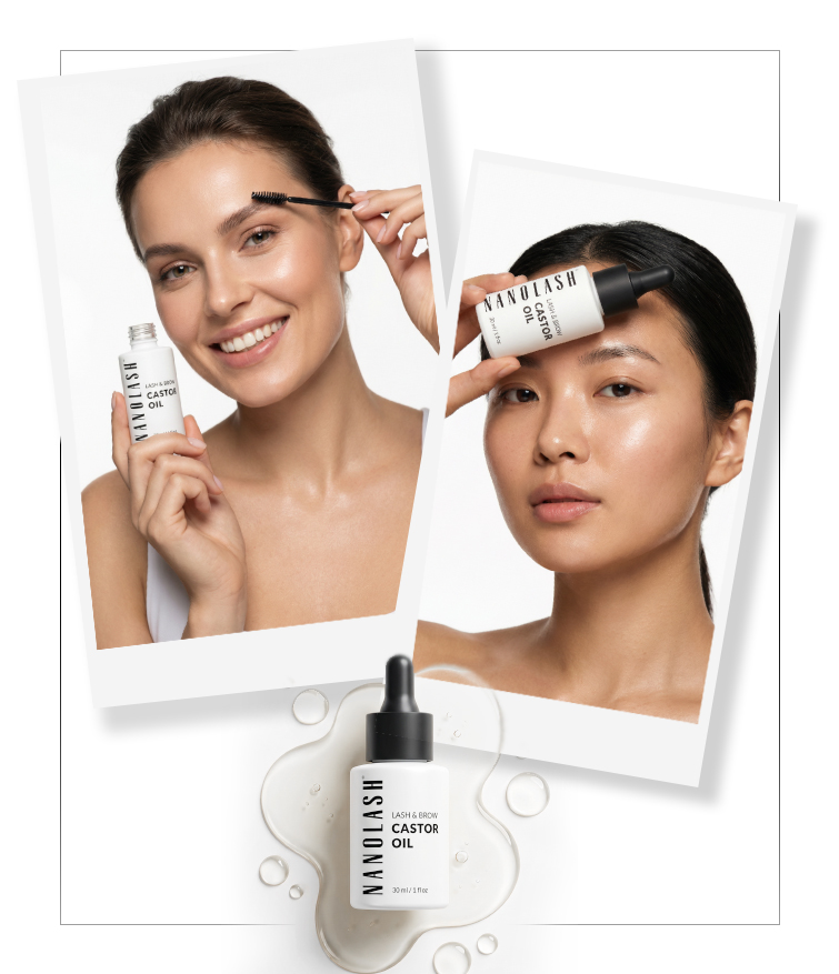 nanolash olejek rycynowy brwi